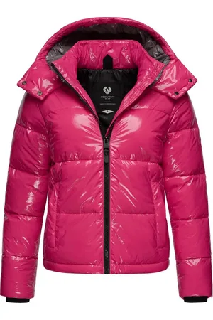 Ragwear Steppjacke Roobie super stylische, gänzende Damen Winterjacke