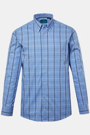 Boston Park Businesshemd Karo-Businesshemd Langarm Comfort Fit - Verkäufer: Popken Fashion Group