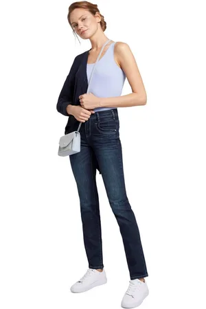 TOM TAILOR 5-Pocket-Jeans TTALEXA Straight Jeans mit Bio-Baumwolle - Verkäufer: CHIREDIE Jeans Point
