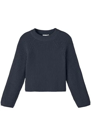 NAME IT Strickpullover NKFVENJA LS LOOSE SHORT KNIT (1-tlg) kurz - Verkäufer: Familiennestkindermode