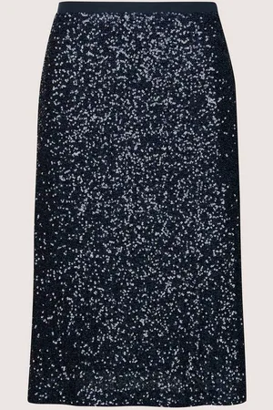 Madeleine Midirock Schlanker Pencil-Skirt mit Wendepailletten - Verkäufer: Premio Fashion GmbH