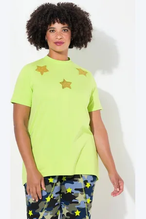 Angel of Style T-Shirt T-Shirt CutOut Mesh-Sterne Stehkragen - Verkäufer: Popken Fashion Group
