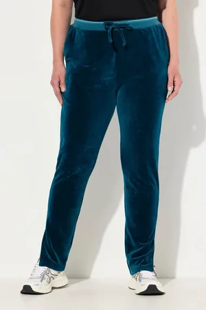 Ulla Popken Jogginghose Samt-Jogginghose Glitzer-Piping Elastikbund - Verkäufer: Popken Fashion Group