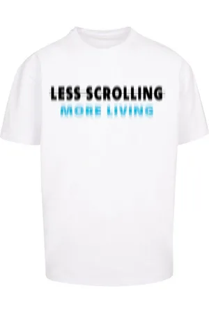 2Y T-Shirt Herren Less Scrolling Oversize Tee (1-tlg)