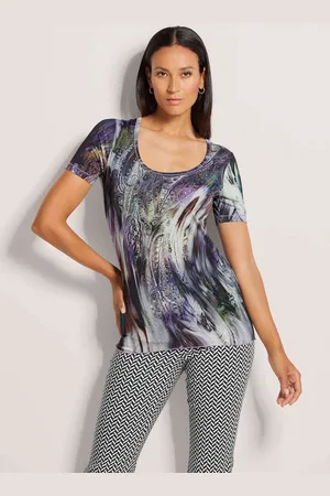 Madeleine Kurzarmshirt Kurzarm-Shirt mit Unikat-Druck - Verkäufer: Premio Fashion GmbH
