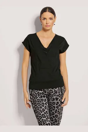 Madeleine Kurzarmshirt Ärmelloses Shirt mit Strass-Steinen - Verkäufer: Premio Fashion GmbH