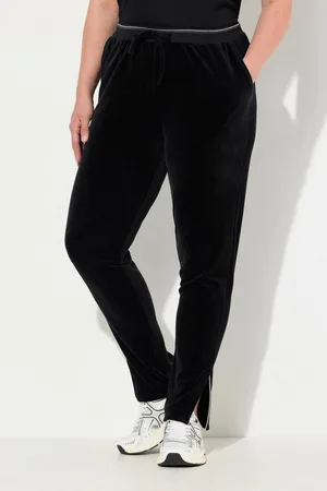 Ulla Popken Jogginghose Samt-Jogginghose Glitzer-Piping Elastikbund - Verkäufer: Popken Fashion Group