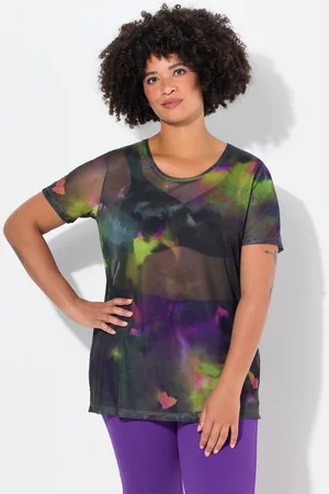 Angel of Style T-Shirt T-Shirt Mesh Batimuster - Verkäufer: Popken Fashion Group