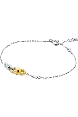 Michael Kors Armband Schmuck Geschenk Silber 925 Armkette Astor Link, MKC1737CZ931, mit Zirkonia (synth)