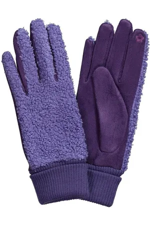 Ulla Popken Baumwollhandschuhe Handschuhe Teddyfleece Umschlagbund - Verkäufer: Popken Fashion Group