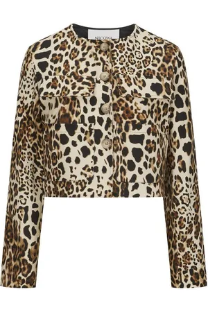 Nicowa Jackenblazer NICEO (1-tlg) aus hochwertigem Twillmaterial in Leoprint - Verkäufer: GUTEMARKEN