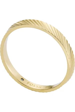 Fossil Fingerring Schmuck Edelstahl Ring Harlow Linear Texture, JF04756710, JF04757040