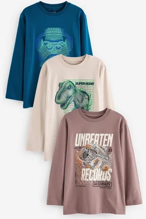 Next Langarmshirt 3er-Pack Langarmshirts mit Grafik (3-tlg) - Verkäufer: Germany GmbH
