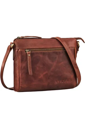 STILORD Handtasche "Mirabelle" Zeitlose Lederdatsche Handtasche Damen zum Umhängen - Verkäufer: Leder
