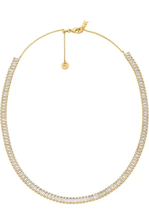 Michael Kors Collier Schmuck Geschenk Metall Halskette Tennis, MKJ8414CZ710, mit Zirkonia (synth)