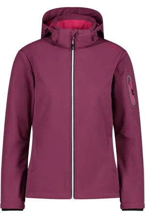 CMP Softshelljacke WOMAN JACKET ZIP HOOD (1-St) Wärmend & wind- & wasserabweisend