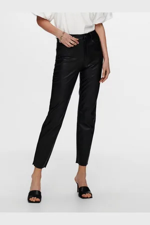 ONLY Lederimitathose ONLEMILY HW ST ANK FAUX LEATHER PNT NOOS