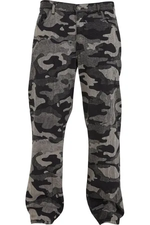 Urban classics Cargohose Laser Camo Printed Jeans (1-tlg)