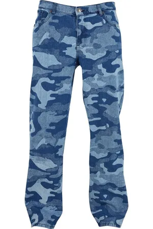 Urban classics Cargohose Laser Camo Printed Jeans (1-tlg)