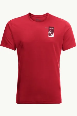 Jack Wolfskin T-Shirt VONNAN S/S GRAPHIC T M RED GLOW - Verkäufer: INTERSPORT Schwab