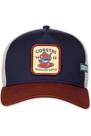 COASTAL Trucker Cap HFT Trucker Cap Headwear Supply Navy/Wood (Basecap, Meshcap, Trucker Kappe) - Verkäufer: stuff-style