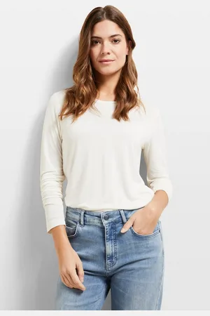 Bugatti Langarmshirt mit Rundhals