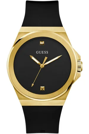 Guess Quarzuhr VINYL GW0790G1, Armbanduhr, Herrenuhr, Silikonarmband, Mineralglas, analog