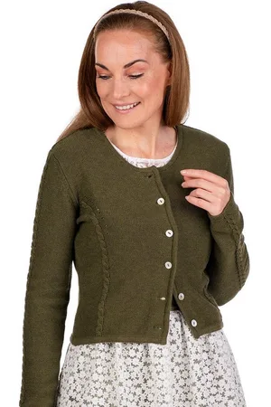 Hammerschmid Trachtenjacke Trachten Strickjacke - LUGANO - oliv, schwarz - Verkäufer: Alpenwahnsinn Tracht & Lifestyle