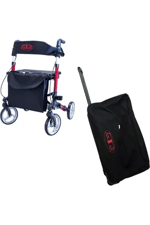 Antar Rollator Aluminium Leichtgewicht zusammenklappbar Rollator mit Transporttasche, Reise Rollator - Verkäufer: Rehavibe GmbH