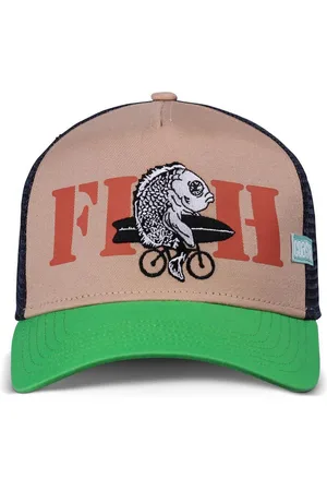 COASTAL Trucker Cap HFT Trucker Cap Fish Khaki/Green (Basecap, Meshcap, Trucker Kappe) - Verkäufer: stuff-style