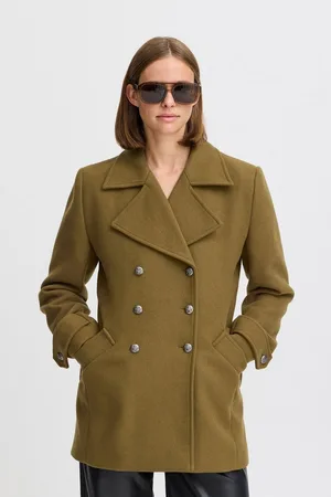 B YOUNG Wollmantel BYCALINE JACKET - schöner Mantel mit schicken Knöpfen - Verkäufer: meinemarkenmode