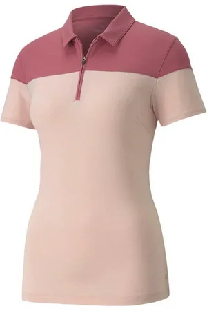 PUMA Poloshirt Golf Polo Colorblock Rose Damen XXL - Verkäufer: Svens Golfshop GmbH