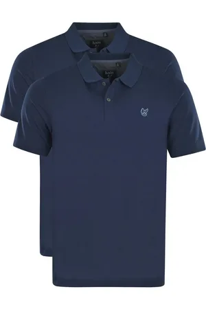 HAJO Poloshirt 2er Pack Pique (Spar-Set, 2-tlg) Poloshirt - Baumwolle - Atmungsaktiv - Elastische Armabschlüsse - Verkäufer: simply4you