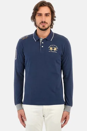 La Martina Poloshirt Shirt Langarm-Poloshirt regular fit Wolfe mit (1-tlg., 1) - Verkäufer: fashioncore