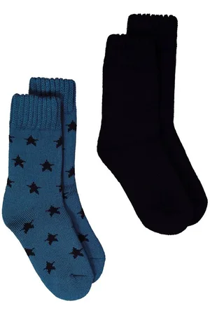 Ulla Popken Kuschelsocken Kuschelsocken 2er-Pack Sterne/einfarbig - Verkäufer: Popken Fashion Group