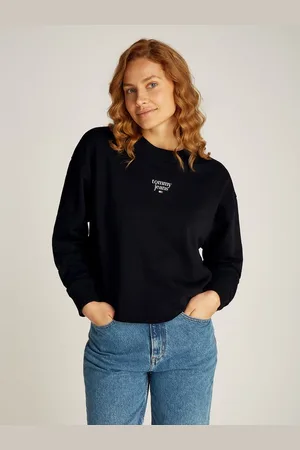 Tommy Hilfiger Sweatshirt TJW ESSENTIAL LOGO 1 CREW EXT in Großen Größen mit Logoschriftzug