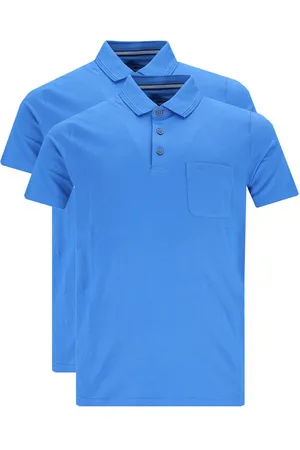 HAJO Poloshirt 2er Pack Pique (Spar-Set, 2-tlg) Poloshirt - Baumwolle - Atmungsaktiv - Gesäumter Armabschluss - Verkäufer: simply4you