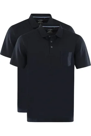 HAJO Poloshirt 2er Pack Pique (Spar-Set, 2-tlg) Poloshirt - Baumwolle - Atmungsaktiv - Gesäumter Armabschluss - Verkäufer: simply4you