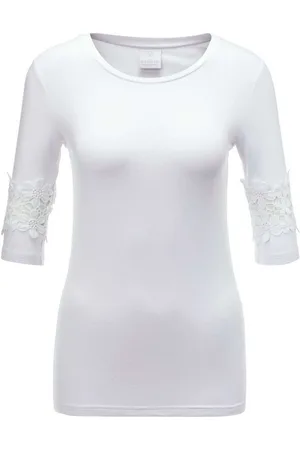 Madeleine Kurzarmshirt Shirt mit Halbarm und Spitzendetail - Verkäufer: Premio Fashion GmbH