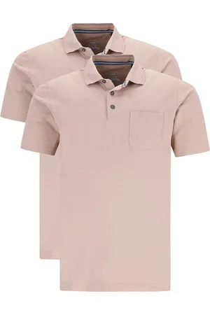 HAJO Poloshirt 2er Pack Pique (Spar-Set, 2-tlg) Poloshirt - Baumwolle - Atmungsaktiv - Gesäumter Armabschluss - Verkäufer: simply4you