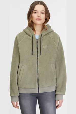 Ragwear Sweatjacke TALIANA aus weichem Teddy Plüsch