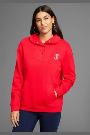 DELMAO Sweatshirt mit Troyer Kragen - NEUE KOLLEKTION