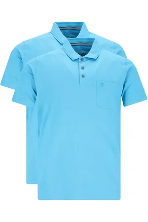 HAJO Poloshirt 2er Pack Pique (Spar-Set, 2-tlg) Poloshirt - Baumwolle - Atmungsaktiv - Gesäumter Armabschluss - Verkäufer: simply4you