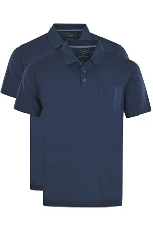 HAJO Poloshirt 2er Pack Pique (Spar-Set, 2-tlg) Poloshirt - Baumwolle - Atmungsaktiv - Gesäumter Armabschluss - Verkäufer: simply4you