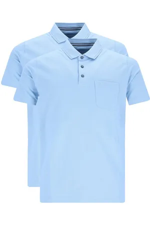 HAJO Poloshirt 2er Pack Pique (Spar-Set, 2-tlg) Poloshirt - Baumwolle - Atmungsaktiv - Gesäumter Armabschluss - Verkäufer: simply4you