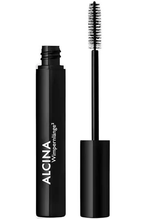 ALCINA Augenbrauen-Farbe Wimpernlänge² schwarz 010, Mascara sorgt für beeindruckende Länge, Dichte und Schwung der Wimpern - Verkäufer: fh24.shop