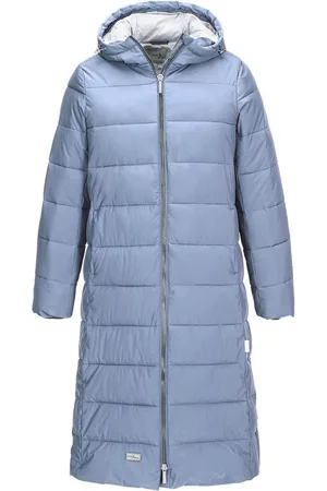 Blue Wave Steppmantel Damen Steppjacke Kaike lang mit verstellbarer Kapuze und Innenfutter - Verkäufer: tomBrook GmbH