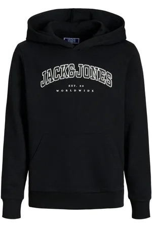 JACK & JONES Sweatshirt JJECALEB VARSITY SWEAT HOOD JNR - Verkäufer: Dorins Kindermode