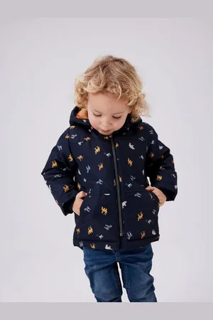 NAME IT Outdoorjacke NMMMAX JACKET AOP NOOS mit dekorativen, reflektierenden Details
