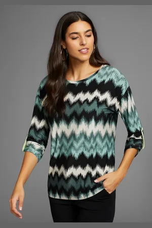 Laura Scott 3/4-Arm-Shirt mit Allover-Print